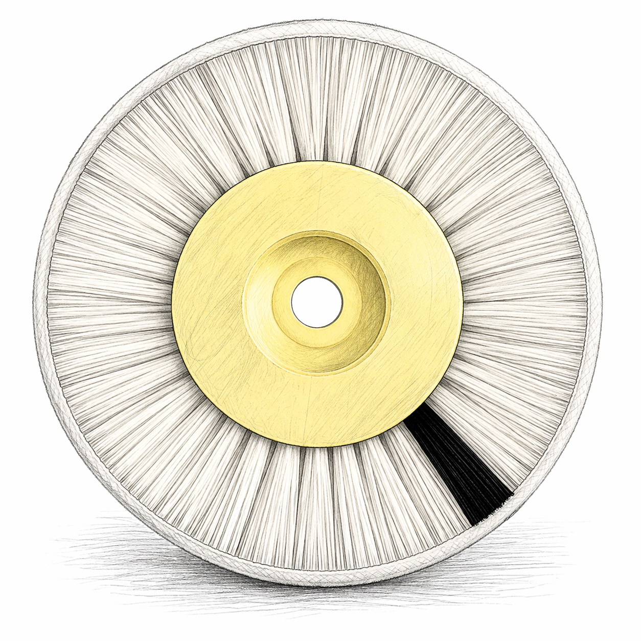 Polishing brush accessory